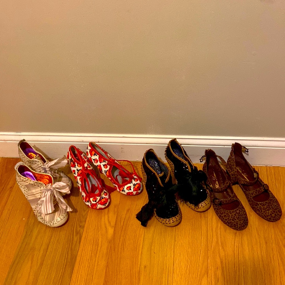 RARE! Ruby Shoo, Poetic Licence and Irregular choice shoe Bundle!!!